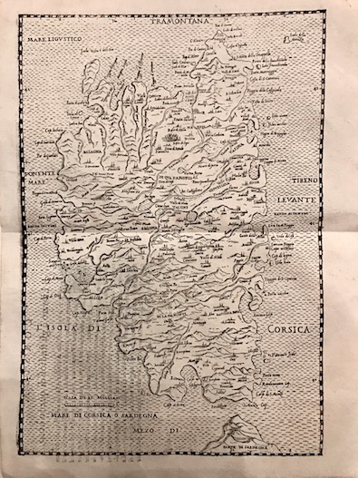 Alberti Leandro (1479-1552) L'Isola di Corsica 1588 Venezia 